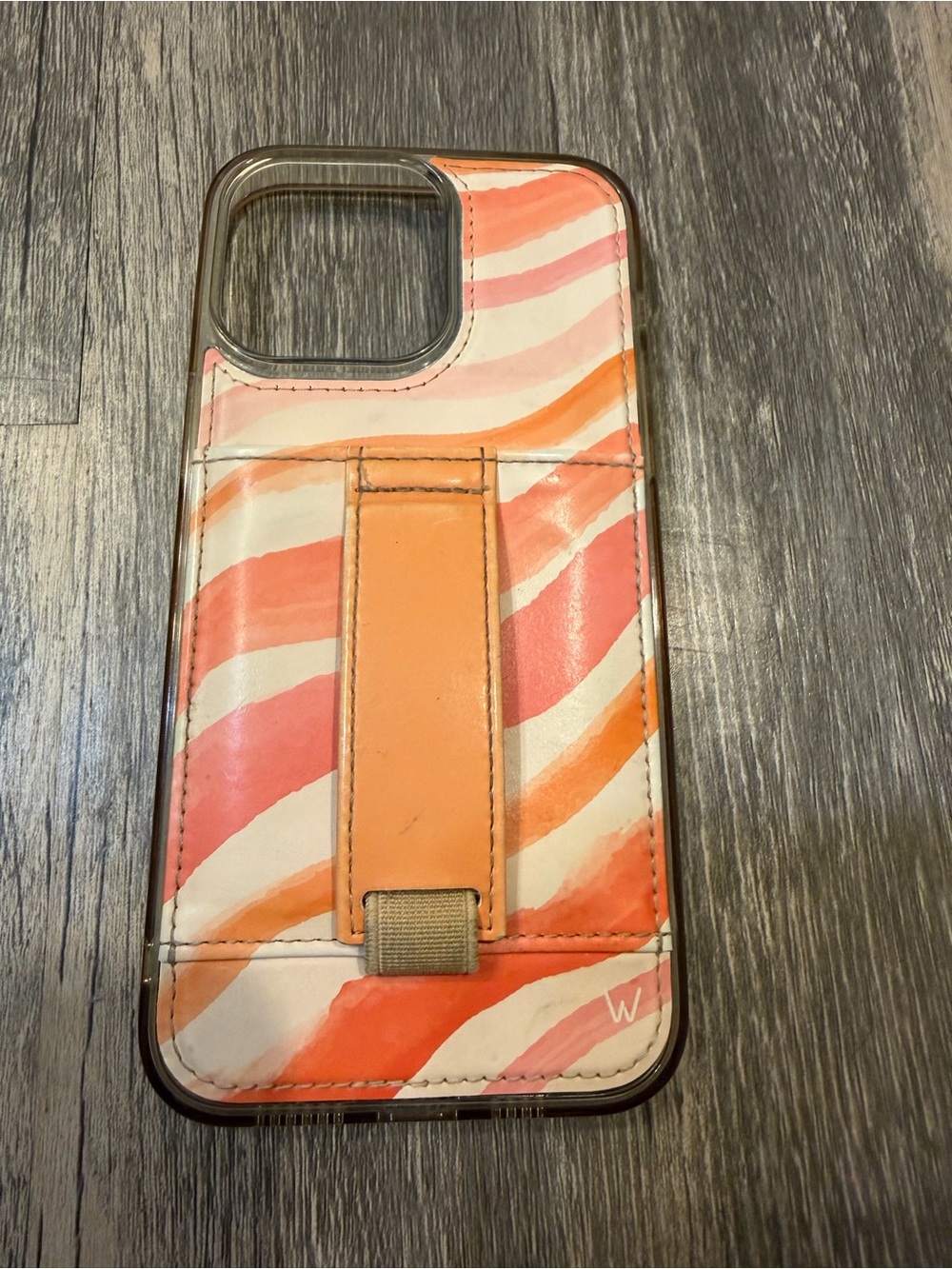 Walli iPhone 14 Pro Max Wallet Phone Case Desert Sunset Print Vegan Leather
